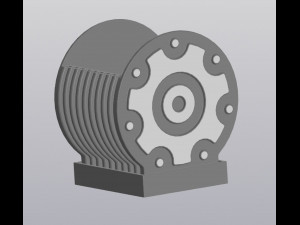 Machinery planter Model Cetak 3D