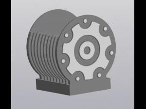 Penanam mesin Model Cetak 3D