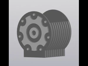 Machinery planter 3D Print Model