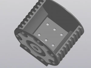 Machinery planter 3D Print Model