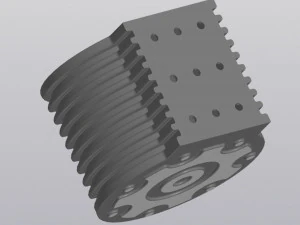 Machinery planter 3D Print Model