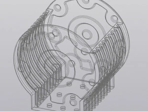 Machinery planter 3D Print Model