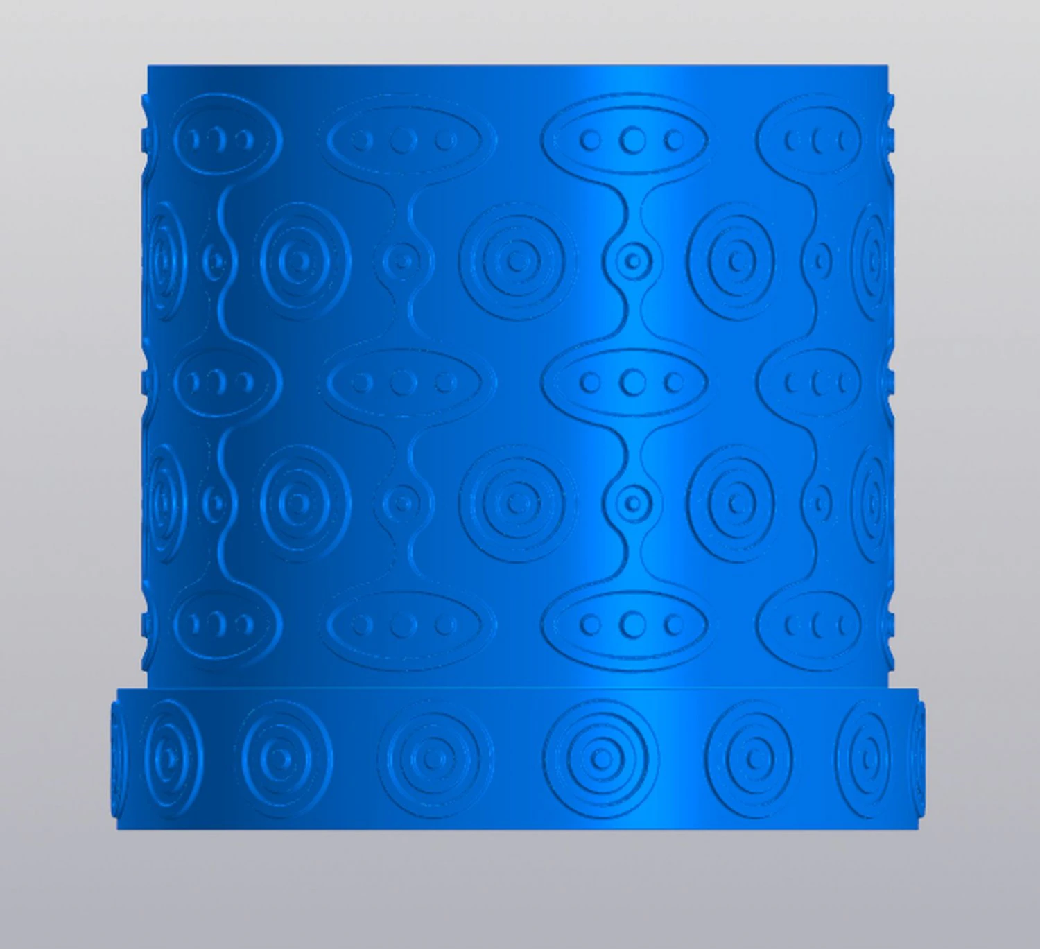 Fresh patterned planter 3D Print Model .c4d .max .obj .3ds .fbx .stl .blend 