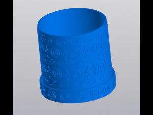 Fresh patterned planter 3D Print Model