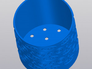 Fresh patterned planter 3D 打印模型