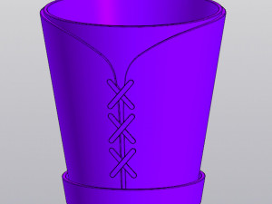 Corset Planter Modello di stampa 3D