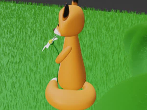 Fox-karaktergaas 3D Model