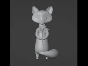 Fox-karaktergaas 3D Model
