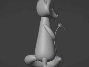 Fox-karaktergaas 3D Model