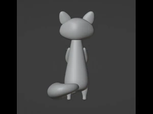 Fox-karaktergaas 3D Model