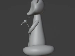 Fox-karaktergaas 3D Model