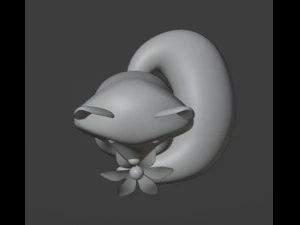 Fox-karaktergaas 3D Model