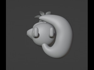 Fox character mesh Model 3D
