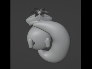 Fox character mesh Model 3D