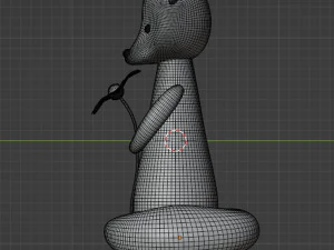 Fox-karaktergaas 3D Model