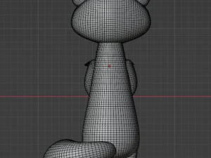 Fox-karaktergaas 3D Model