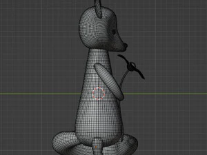 Fox-karaktergaas 3D Model