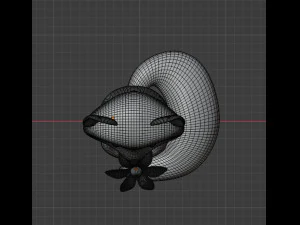 Fox-karaktergaas 3D Model