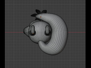 Fox character mesh Model 3D