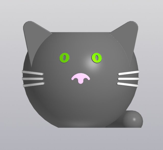 Crazy cat Planter Vase Holder for small things 3D Print Model .c4d .max .obj .3ds .fbx .stl .blend 
