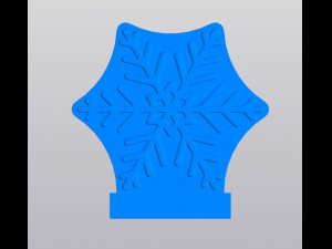 Snowflake patterned planter Model do druku 3D