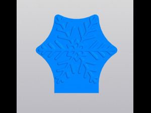 Snowflake patterned planter Model do druku 3D