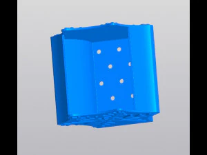 Snowflake patterned planter 3D Print Model