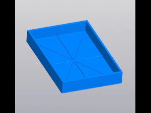 Snowflake patterned planter 3D Print Model
