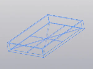 Snowflake patterned planter 3D Print Model
