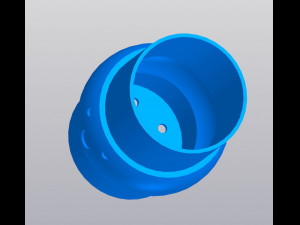 Snowman planter 3D Принт Модель