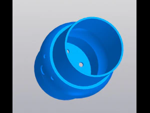 Snowman planter 3D Print Model
