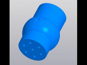 Snowman planter 3D Print Model