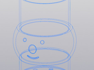 Snowman planter 3D Принт Модель