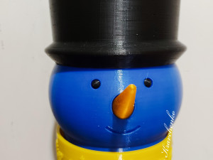 Snowman planter 3D Print Model