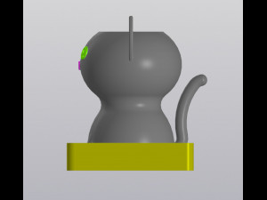Cat in the toilet Planter Modelo de impresión 3D