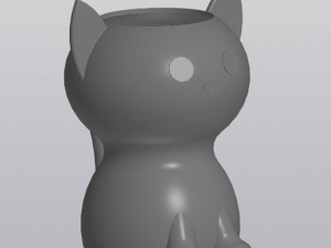 Cat in the toilet Planter Modelo de impresión 3D