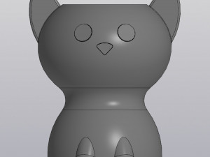 Cat in the toilet Planter Modelo de impresión 3D