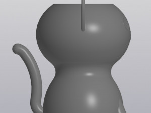 Cat in the toilet Planter Modelo de impresión 3D
