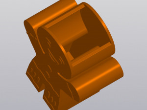 Gingerbread Man Vase Penholder 3Dプリントモデル