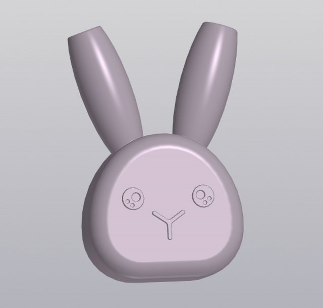 Bunny Penholder Model do druku 3D .c4d .max .obj .3ds .fbx .stl .blend