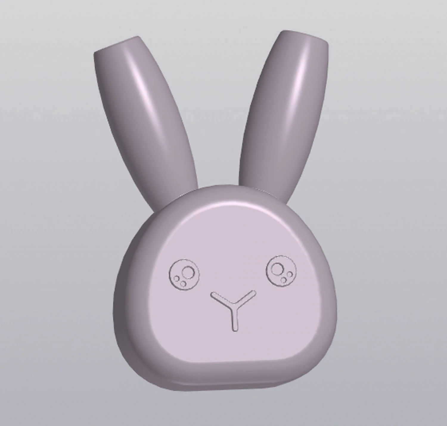 Bunny Penholder 3D Print Model .c4d .max .obj .3ds .fbx .stl .blend 