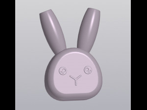 Bunny Penholder 3D Print Model