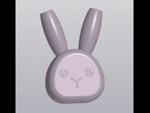 Uchwyt na długopis w kształcie kr&oacute;liczka Model do druku 3D