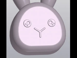 Bunny Penholder 3D Print Model