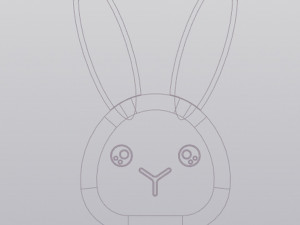 Bunny Penholder Model do druku 3D