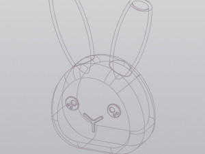 Bunny Penholder Model do druku 3D
