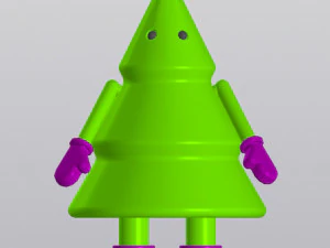Christmas tree Home decor 3D Print Model