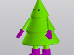 Christmas tree Home decor 3D Print Model