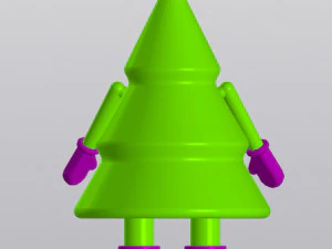 Christmas tree Home decor 3D Print Model