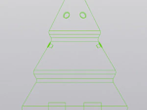 Christmas tree Home decor 3D Print Model